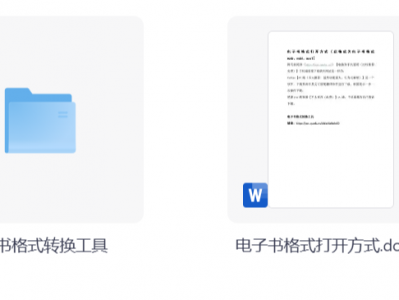 电子书格式打开方式 